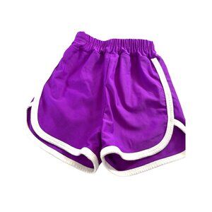 Resinta Toddler Girls Athletic Shorts Purple/White Size 2-3T